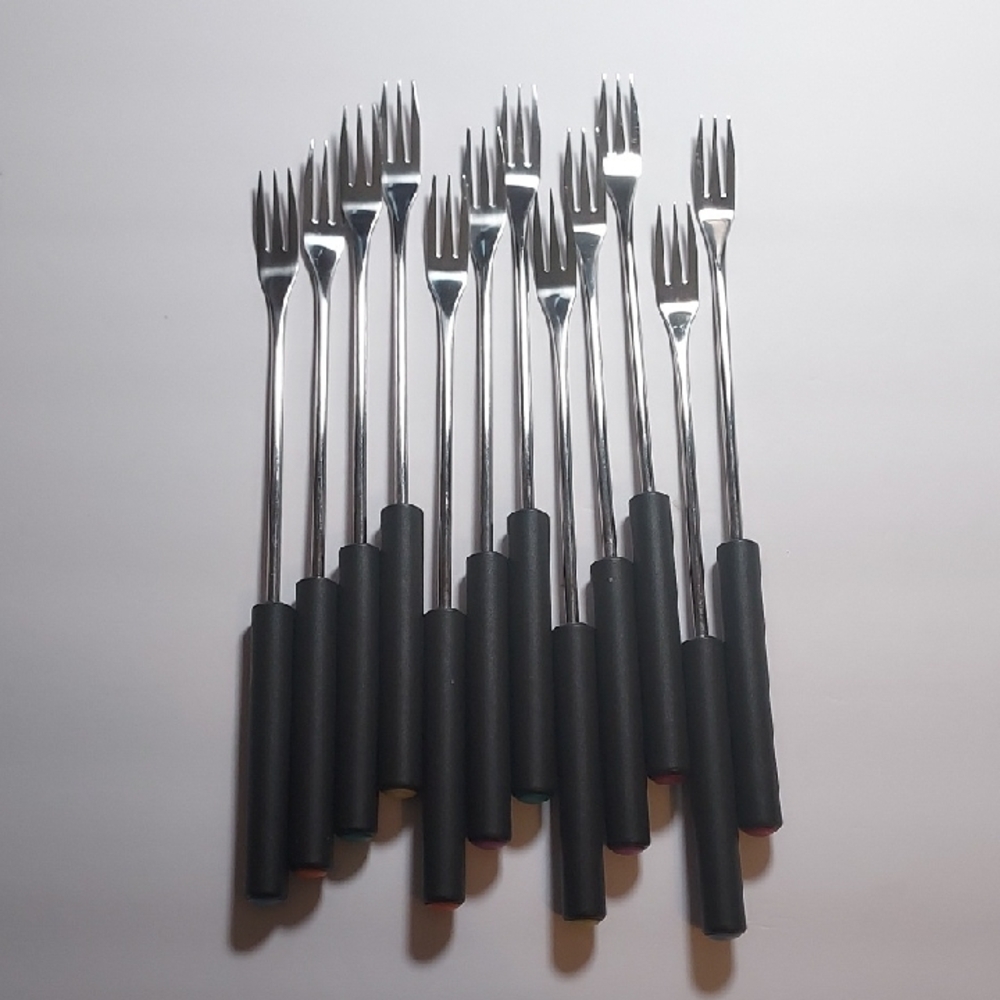 Vintage Fondue Forks Set Of 12 Mid Century Modern